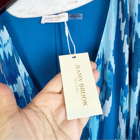 Ramy Brook | Taza Ikat Printed Joanie Dress, M NWT - Picture 7 of 12